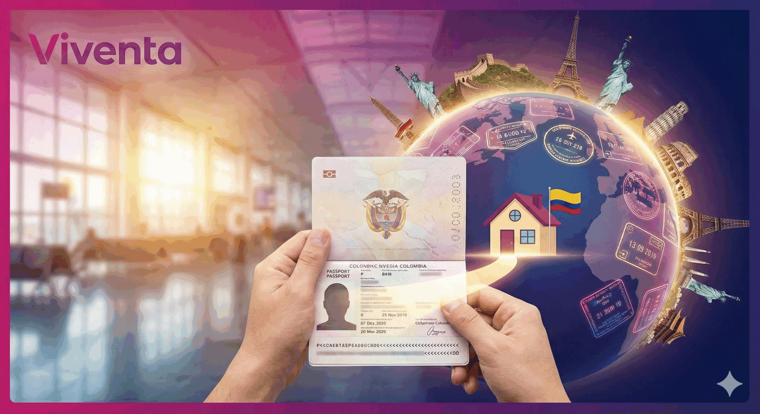 ¿Qué tan fuerte es el pasaporte colombiano? Hablamos con dos viajeros expertos
