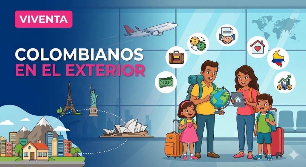 Descubre quien está más cerca de los colombianos en el exterior
